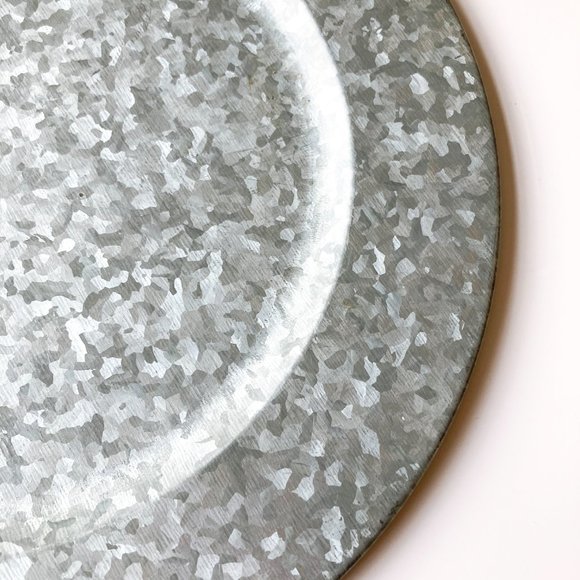 POTTERY BARN Rustic Charger Plate/Decorative Tray/Candle Holder - Picture 4 of 6